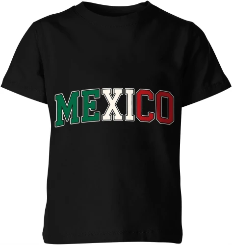 Mexico flaga Meksyk latino fiesta wakacje Dziecięca koszulka 