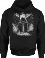 Mroczny anioł skrzydła miecz fantasy dark Męska bluza z kapturem 