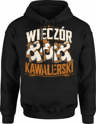 Wieczór Kawalerski ekipa pan młody ostatnia noc wolności Męska bluza z kapturem