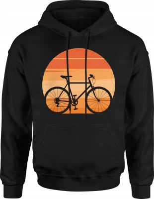Rower Kolarstwo Gravel Szosa Rowerzysta Męska bluza z kapturem