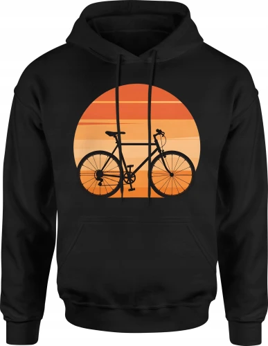 Rower Kolarstwo Gravel Szosa Rowerzysta Męska bluza z kapturem 
