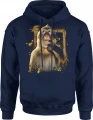 Thinking monkey curious ape animal Męska bluza z kapturem 