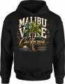 Malibu California palm summer beach  Męska bluza z kapturem 
