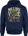 Malibu California palm summer beach  Męska bluza z kapturem 