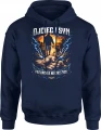 Ojciec syn przyjaciele forever rodzina  Męska bluza z kapturem 
