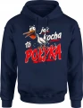 Jak Kocha To Połyka Bocian Śmieszny Viral Męska bluza z kapturem 