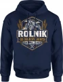 Rolnik Do Zadań Specjalnych Traktor Gospodarstwo Rolne Męska bluza z kapturem 