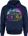 Monster Truck Off Road Terenówka 4x4 Męska bluza z kapturem 