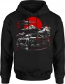 JDM Tokyo Racing Culture Japonia Drift Tuning Męska bluza z kapturem 