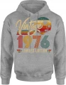 Vintage 1976 limited edition rocznik legendarny styl Męska bluza z kapturem 