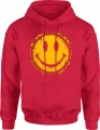 Smile face graffiti emoji happy Męska bluza z kapturem 