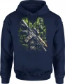 Taktyczny karabin kamizelka wojskowa militaria Męska bluza z kapturem 
