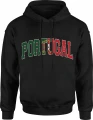 Portugal Flaga Portugalii Football Fan Style Męska bluza z kapturem 
