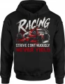 Racing Strive Continuously And Never Yield Męska bluza z kapturem 