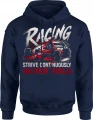 Racing Strive Continuously And Never Yield Męska bluza z kapturem 
