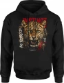 Instinct No Regrets leopard drapieżnik Męska bluza z kapturem 