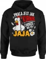 Praca Jest Jak Kurnik Chodzę Bo Są Jaja kura Męska bluza z kapturem 