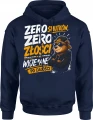 Zero smutków zero złości wyjebane po całości niedźwiedź Męska bluza z kapturem 