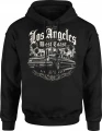 Los Angeles lowrider city of angels samochód vintage  Męska bluza z kapturem 