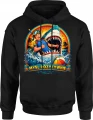 Myśl pozytywnie shark beach summer holiday Męska bluza z kapturem 