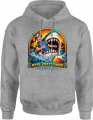 Myśl pozytywnie shark beach summer holiday Męska bluza z kapturem 