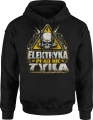 Elektryka prądu nie tyka wysokie napięcie ostrzeżenie Męska bluza z kapturem 