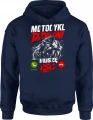 Motocykl dzwoni muszę iść biker speed Męska bluza z kapturem 
