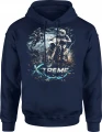 Extreme motocross motocykle dirt bike offroad Męska bluza z kapturem 