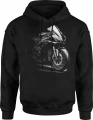 Motocykl Sportowy Ścigacz Szybkie Maszyny Dwa Koła Męska bluza z kapturem 