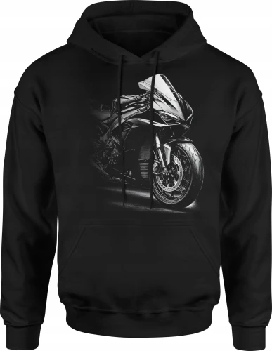 Motocykl Sportowy Ścigacz Szybkie Maszyny Dwa Koła Męska bluza z kapturem 