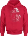 Motocykl Sportowy Ścigacz Szybkie Maszyny Dwa Koła Męska bluza z kapturem 