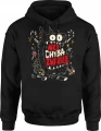 No chyba zwariuje potwór chaos funny monster Męska bluza z kapturem 