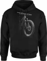 Rower Górski MTB Downhill Enduro Męska bluza z kapturem 