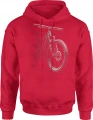 Rower Górski MTB Downhill Enduro Męska bluza z kapturem 