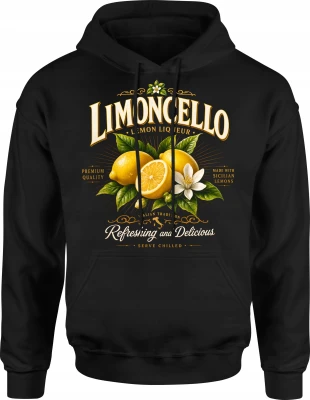 Limoncello cytryny sycylijskie włoski likier lemon Męska bluza z kapturem