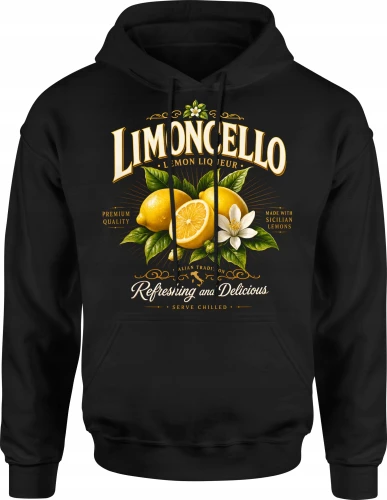 Limoncello cytryny sycylijskie włoski likier lemon Męska bluza z kapturem 