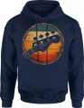 Gitara basowa muzyka instrument classic Męska bluza z kapturem 