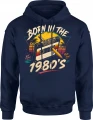Born In The 1980's Kaseta Magnetofonowa Lata 80 Męska bluza z kapturem 