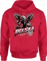 Polska Piłka Nożna Orzeł Reprezentacja Narodowa Futbol Męska bluza z kapturem 