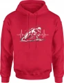 Motocykl Sportowy Ścigacz Racing Rider Prędkość Męska bluza z kapturem 