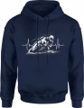 Motocykl Sportowy Ścigacz Racing Rider Prędkość Męska bluza z kapturem 