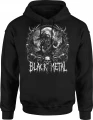 Black metal gitarzysta mroczny koncert Męska bluza z kapturem 