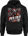 Polska Koszykówka Orzeł Reprezentacja Narodowa Kibic Męska bluza z kapturem 