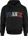 France flaga Francji europejski kibic paris Męska bluza z kapturem 