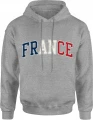 France flaga Francji europejski kibic paris Męska bluza z kapturem 