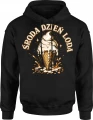 Środa dzień loda rożek waniliowy deser Męska bluza z kapturem 