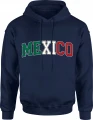 Mexico flaga Meksyk latino fiesta wakacje Męska bluza z kapturem 