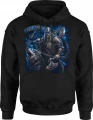 Wiking berserker wilk Fenrir wąż nordycki Męska bluza z kapturem 