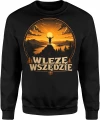 Wlezę wszędzie trekking wędrówki przygoda Męska bluza 