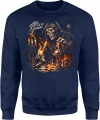 Grim reaper chess game life is a game Męska bluza 